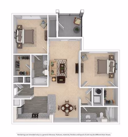 Unit 01208 01305 floor plan